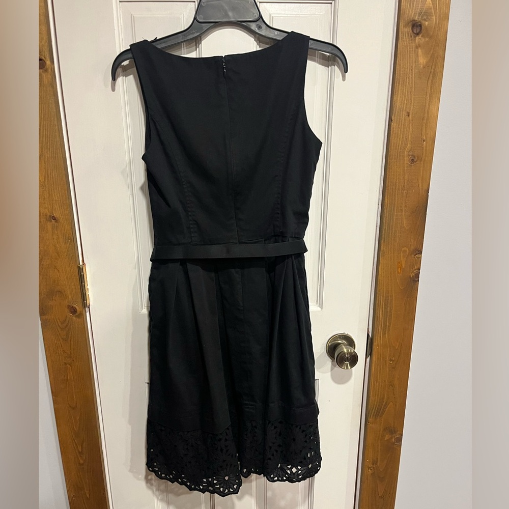 White House Black Market Black Sleeveless Mini Dress - Picture 4 of 6
